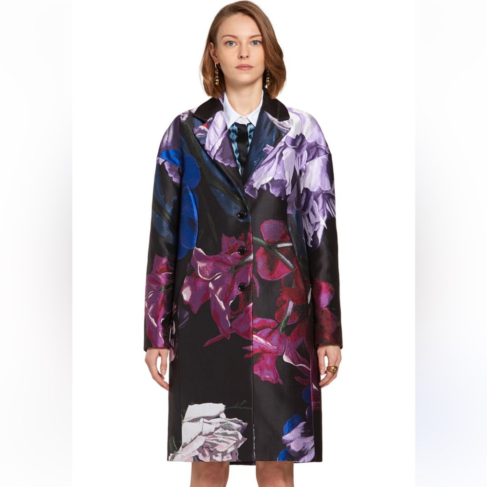 NEW M Midnight Velvet Light Spring Summer Coat - Picture 10 of 10